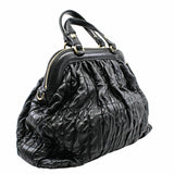 thumbnail Cannage Leather tote black ghw - L'UXE LINK