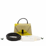 thumbnail handle bag mini grass green knit silk - L'UXE LINK