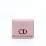 thumbnail Mania In Nude Pink/Pink Grained Calfskin Wallet PHW - L'UXE LINK