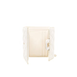 thumbnail small cf wallet in caviar white ghw #LELNXXXX - L'UXE LINK