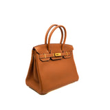 thumbnail birkin 30 in togo gold ghw A stamp