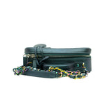 thumbnail medium Top handle vanity box in caviar blue and purple