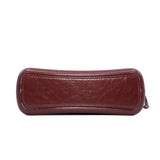 thumbnail gabrielle medium in lambskin pumkin/red seri25 - L'UXE LINK