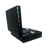 thumbnail Quilted Box Set with 4 Mini Bags in Black Color Lambskin Seri 30 - L'UXE LINK