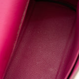 thumbnail Kelly 28 Togo Leather In Hot Pink PHW A Stamp - L'UXE LINK