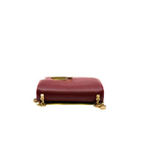 thumbnail mini verrou chain bag wine red goat leather ghw D stamp