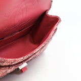 thumbnail Tweed Quilted Resin Pink 2.55 Reissue 225 Double Flap Bag PHW Seri 27 - L'UXE LINK