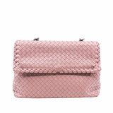 thumbnail CROSSBODY BAG OLIMPIA LEATHER rose pink - L'UXE LINK