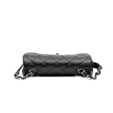 thumbnail belt bag in black lambskin phw