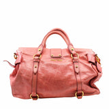 thumbnail tote large with pink gold hardware - L'UXE LINK