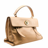 thumbnail Handbag leather beige ghw - L'UXE LINK