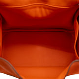 thumbnail Lindy 30 Swift Leather In Orange PHW R Stamp - L'UXE LINK
