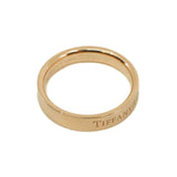thumbnail band ring 18k rose gold no diamond size 8 - L'UXE LINK