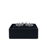 thumbnail Star 5 CC In Crystal Earrings PHW - L'UXE LINK