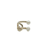 thumbnail Pearl CC Single Ear Cuff GHW - L'UXE LINK