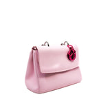 thumbnail Medium Be Dior In Pink Leather Top Handle Flap Bag Multi Hardware With Strap - L'UXE LINK