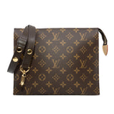 thumbnail Toiletry Pouch 26 Monogram Canvas with Strap - L'UXE LINK