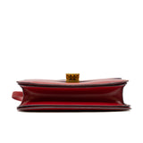 thumbnail medium classic box in gloss leather red ghw - L'UXE LINK