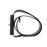 thumbnail Kelly Pocket Bag Strap In Black Swift/Epsom Calfskin Leather 50mm PHW - L'UXE LINK