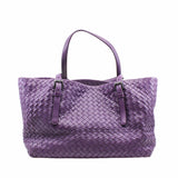 thumbnail Tote Bag Intrecciato Leather Purple - L'UXE LINK