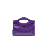thumbnail mini 31 clutch in purple shining calfskin LGHW
