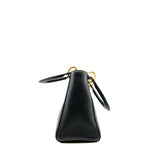 thumbnail Medium Lady Dior Wheel Of Fortune Black Printed Leather Handbag GHW With Strap - L'UXE LINK