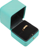 thumbnail band ring 18k rose gold no diamond size 8 - L'UXE LINK