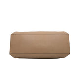 thumbnail flap bag with bamboo buckle in calfskin beige brown phw - L'UXE LINK