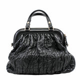 thumbnail Cannage Leather tote black ghw - L'UXE LINK