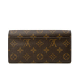 thumbnail Sarah Wallet Monogram Canvas Rose Ballerine GHW - L'UXE LINK