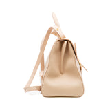 thumbnail Brillant MM Calfskin Leather In Beige Pink RGHW With Strap - L'UXE LINK