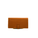 thumbnail Bearn Long Wallet In Gold Epsom Leather PHW A Stamp - L'UXE LINK