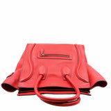 thumbnail Luggage Bag  Mini Grainy Leather Caviar Red - L'UXE LINK