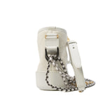 thumbnail Small Gabrielle In White Calfskin Hobo Bag Multicolor Hardware Seri 25 - L'UXE LINK