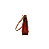 thumbnail floral pochette in monogram pantent orange ghw