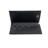 thumbnail long wallet black/grey damier graphite