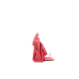 thumbnail Nano Classic City Pink Calfskin Handbag GHW With Strap - L'UXE LINK