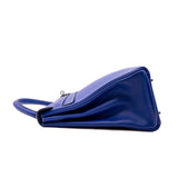 thumbnail Kelly 32 Epsom Leather Blue Electric PHW O Stamp - L'UXE LINK