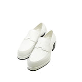 thumbnail Gatsby White Calfskin Loafers Size 37 - L'UXE LINK