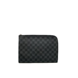 thumbnail Damier Graphite Pochette Jour GM Zippy Clutch Bag PHW - L'UXE LINK