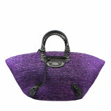 thumbnail tote woven purple - L'UXE LINK