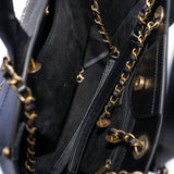 thumbnail Deauville Small Studded Black Caviar Leather Tote Bag Seri 26 GHW - L'UXE LINK