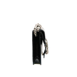 thumbnail Dionysus Mini Black Calfskin Crystal Buckle Bag Ruthenium - L'UXE LINK