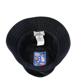 thumbnail Fred H Circle Bucket Hat In Cotton Black Size 57 - L'UXE LINK