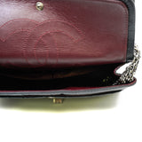 thumbnail 2.55 Reissue Black Aged Calfskin 225 Double Flap Bag Ruthenium Hardware Seri 13 - L'UXE LINK