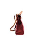 thumbnail Herbag 31 Plum Red In Canvas/Leather PHW Stamp R - L'UXE LINK
