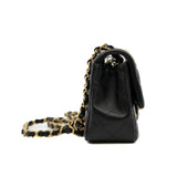 thumbnail limited mini cf in lambskin black ghw seri 26