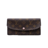 thumbnail Monogram Emilie Wallet Rose Ballerine 2016 - L'UXE LINK