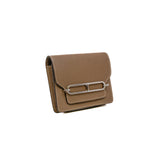 thumbnail silm roulis in goat etoupe phw U stamp - L'UXE LINK