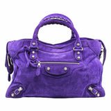 thumbnail city medium suede purple phw - L'UXE LINK